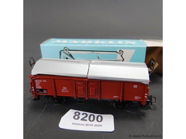 Märklin schuifdakwagon van het type kmmks 51 van de duitse spoorwegen (db) - afbeelding 2 van  2