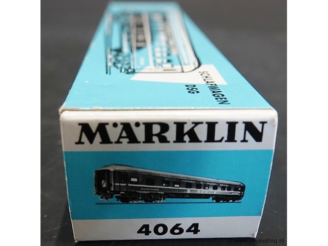 Märklin slaaprijtuig (wlabüm 33) van de duitse spoorwegmaatschappij dsg uit tijdperk iii/iv - afbeelding 3 van  3