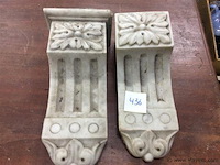 Marmeren console 2stuks - afbeelding 1 van  4