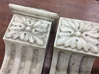 Marmeren console 2stuks - afbeelding 2 van  4