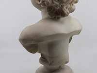 Marmeren sculptuur op voet (19e eeuw) - afbeelding 5 van  7