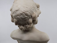 Marmeren sculptuur op voet (19e eeuw) - afbeelding 6 van  7
