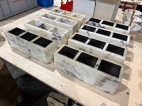 Marmeren tafelorganiser (8x) - afbeelding 1 van  3