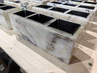 Marmeren tafelorganiser (8x) - afbeelding 2 van  3