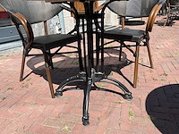 Marmeren terrastafel ø 80 cm (5x) - afbeelding 5 van  6