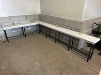 Marmeren wandtafel