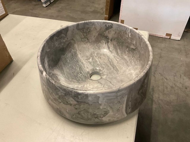 Marmeren waskom - afbeelding 1 van  4