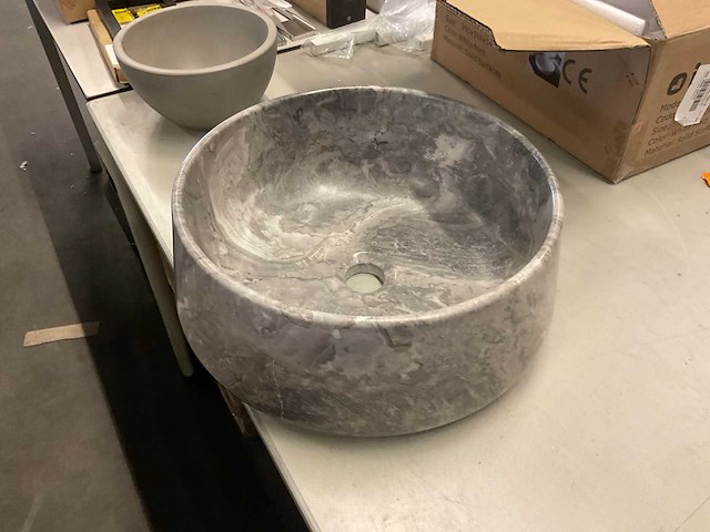Marmeren waskom - afbeelding 2 van  4