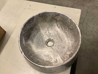 Marmeren waskom - afbeelding 3 van  4