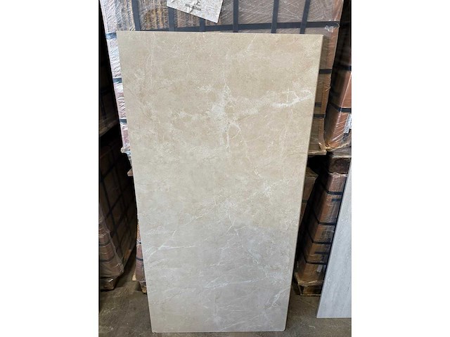 Marmerlook beige tegel 60x120 - 14,4 m2 - afbeelding 1 van  3