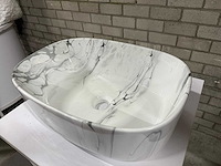 Marmerlook waskom - afbeelding 2 van  3