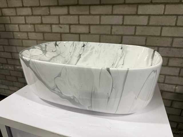 Marmerlook waskom - afbeelding 3 van  3