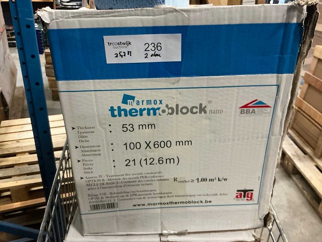 Marmox thermoblock isolatie 25m2 - afbeelding 2 van  2
