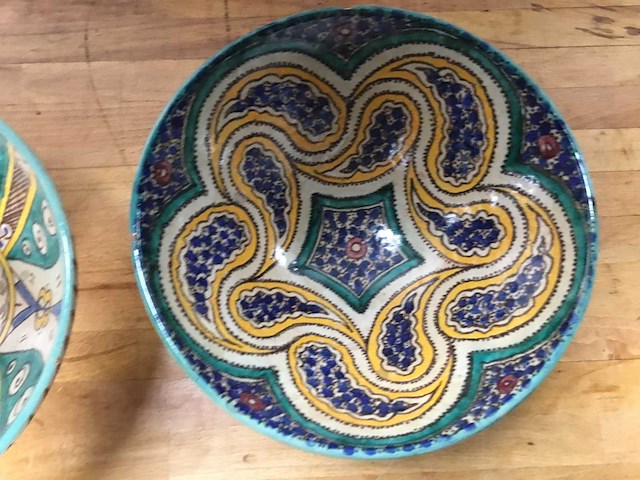 Marokkaanse polychrome kom - crockery (2x) - afbeelding 4 van  7