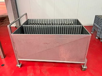 Maron metals 56-delige rvs afzuigkaprooster wagen inclusief 26 roosters - afbeelding 3 van  9