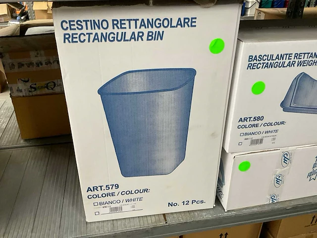 Marplast 579 afvalemmer 8ltr (12x) - afbeelding 3 van  4