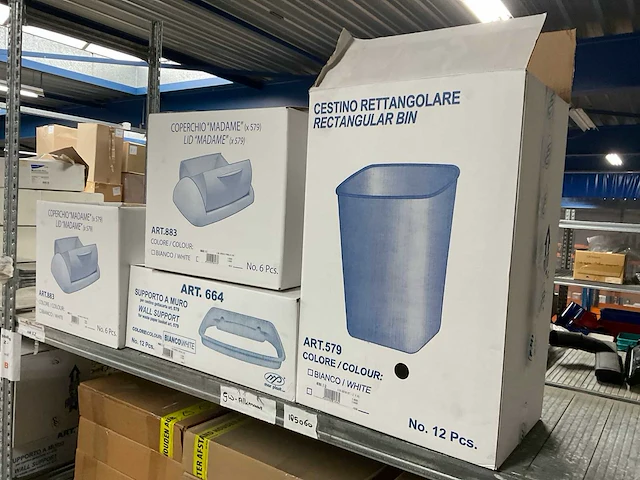 Marplast 579 afvalemmer 8ltr (9x) - afbeelding 1 van  4