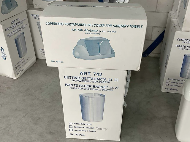 Marplast 742 afvalemmer 23ltr (36x) - afbeelding 2 van  3