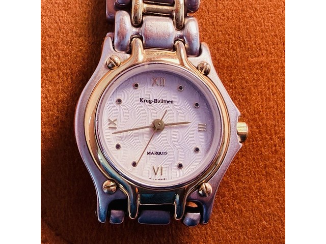 Marquis krug baümen 18kt electroplated juweliershorloge - afbeelding 2 van  6