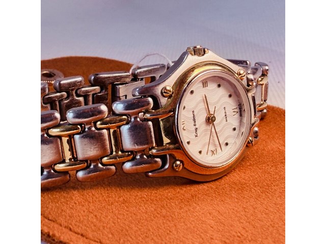 Marquis krug baümen 18kt electroplated juweliershorloge - afbeelding 5 van  6