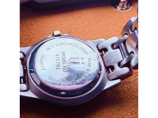 Marquis krug baümen 18kt electroplated juweliershorloge - afbeelding 6 van  6