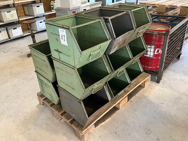 Mars stalen magazijnbak (15x) - afbeelding 1 van  5