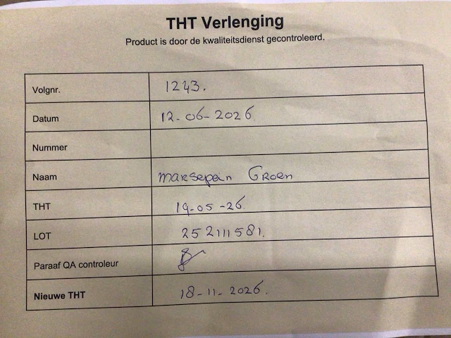 Marsepein diverse kleuren (10000x) - afbeelding 4 van  5