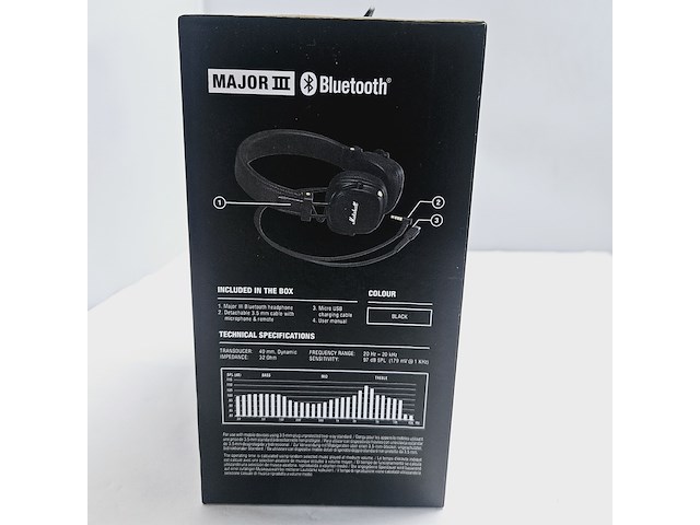 Marshall major iii bluetooth koptelefoon - afbeelding 6 van  6