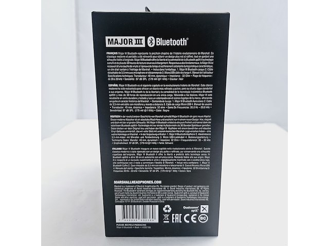 Marshall major iii bluetooth koptelefoon - afbeelding 4 van  6