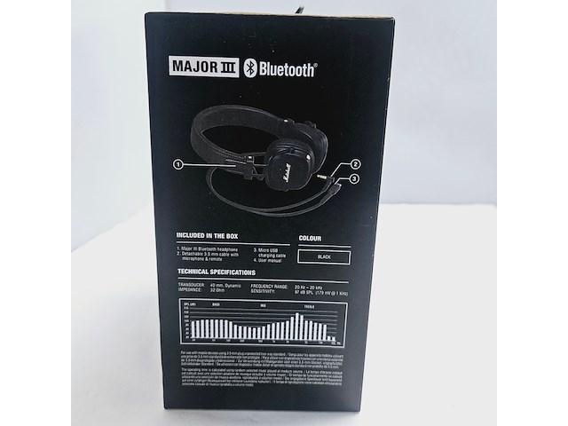 Marshall major iii bluetooth koptelefoon - afbeelding 5 van  6