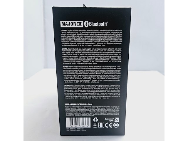 Marshall major iii bluetooth koptelefoon - afbeelding 6 van  6