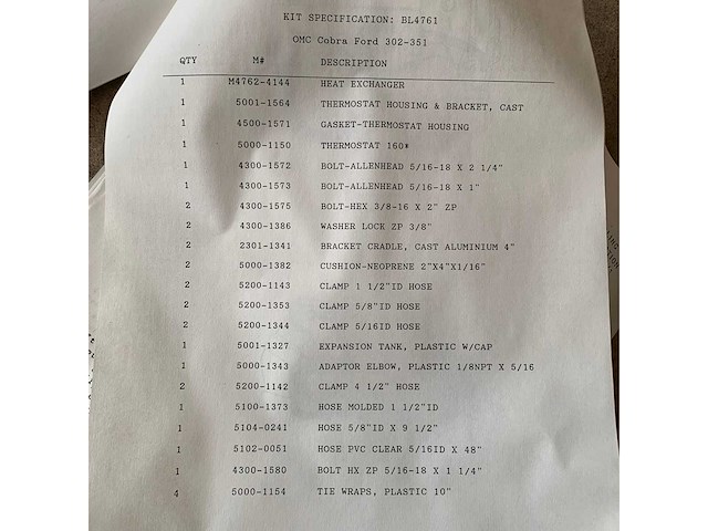 Martec omc cobra v8 sea water heat exchanger - 901-1415 - afbeelding 8 van  8