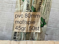 Martens pvc mof 80mm 45° (400x) - afbeelding 5 van  6
