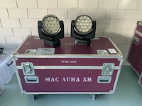 Martin aura xb led wash light in flightcase (4x)