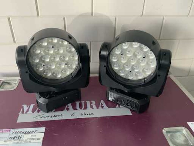 Martin aura xb led wash light in flightcase (4x) - afbeelding 3 van  10