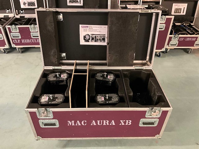 Martin aura xb led wash light in flightcase (4x) - afbeelding 7 van  10