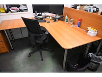 Martin cuybers duo-bureau met 2 bureaustoelen - afbeelding 2 van  7