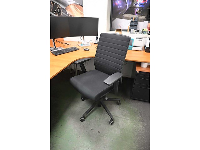 Martin cuybers duo-bureau met 2 bureaustoelen - afbeelding 6 van  7