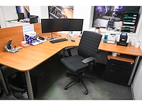 Martin cuybers duo-bureau met 2 bureaustoelen - afbeelding 7 van  7
