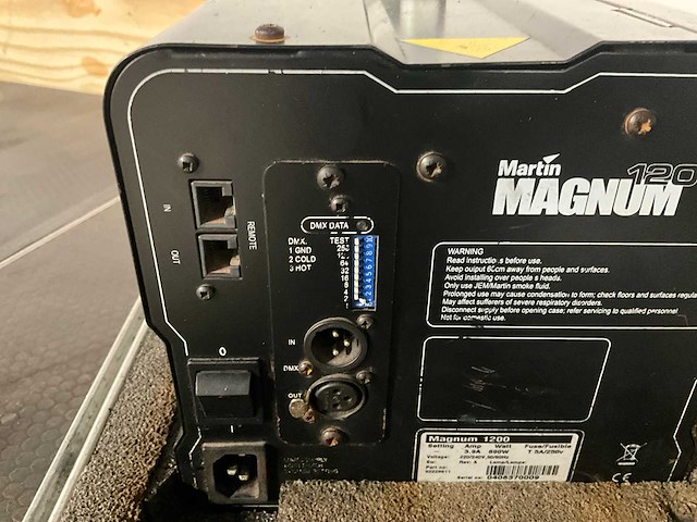 Martin jem magnum 1200 rookmachine - afbeelding 5 van  8