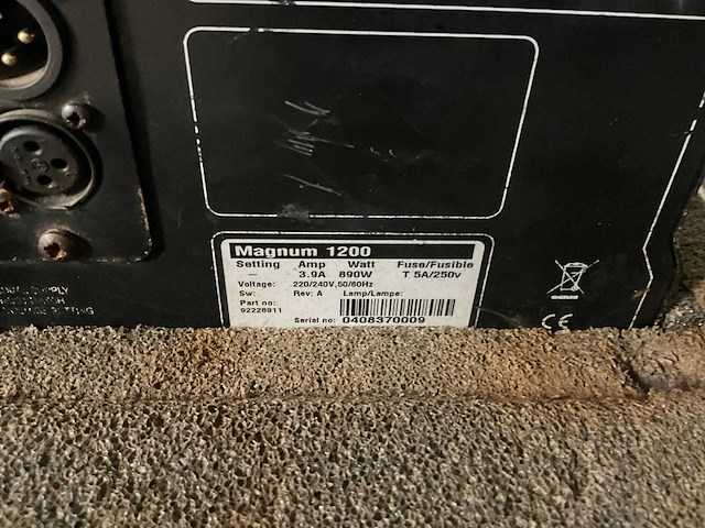 Martin jem magnum 1200 rookmachine - afbeelding 6 van  8