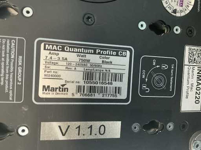 Martin mac quantum profile 282 led-moving head (3x) - afbeelding 7 van  9