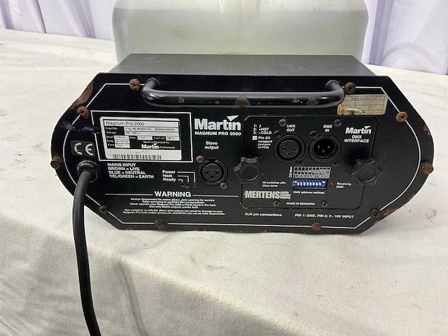 Martin magnum pro 2000 rookmachine - afbeelding 5 van  6