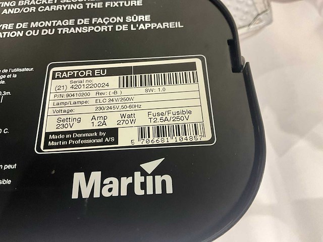 Martin raptor stage light - afbeelding 5 van  5