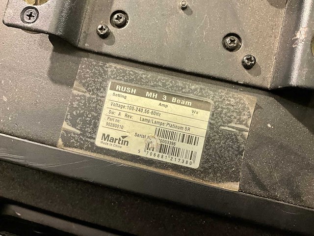 Martin rush mh3 movinghead (6x) - afbeelding 2 van  10