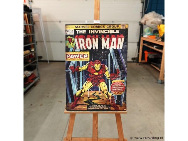 Marvel comics the invincible iron man canvas - afbeelding 1 van  5