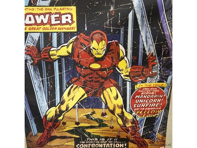 Marvel comics the invincible iron man canvas - afbeelding 3 van  5