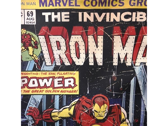 Marvel comics the invincible iron man canvas - afbeelding 4 van  5