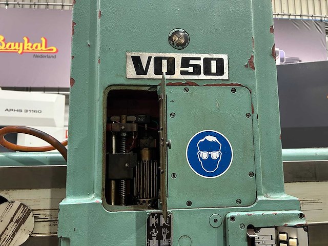 Mas - vo50-1600 - radial drilling machine - 1986 - afbeelding 7 van  9