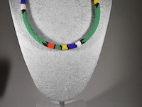 Masai halsketting en armband - afbeelding 1 van  4